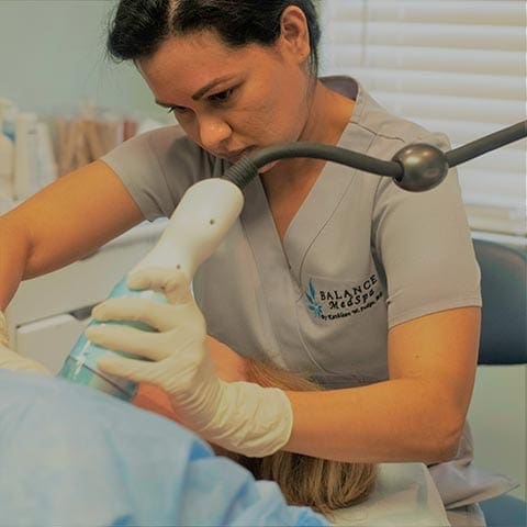 the epic quest to bring back microneedling 3 hanna performing mini infini on dr judge